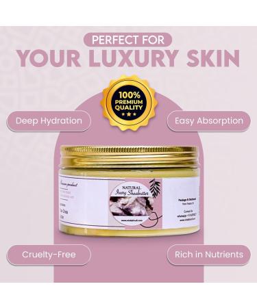 Organic Ivory Shea Butter - Raw African Shea Butter for Skin & Hair | Natural Moisturizer - Buy Online on GoSupps.com
