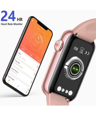MorePro Fitness Tracker | Heart Rate, Blood Pressure, Blood Oxygen, SPO2, IP68 Waterproof, Sleep Tracker | Pink Sport Smartwatch for Women - Buy Online on GoSupps.com