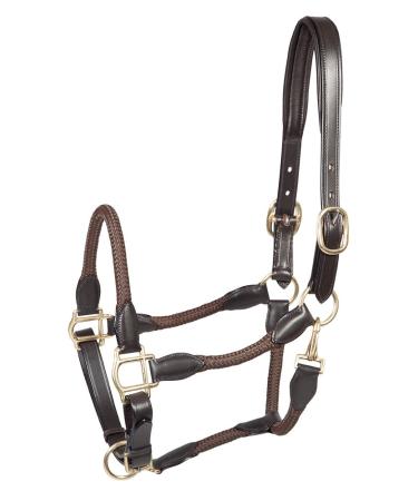 PFIFF leather halter 'Lina' adjustable on both sides brown full full brown