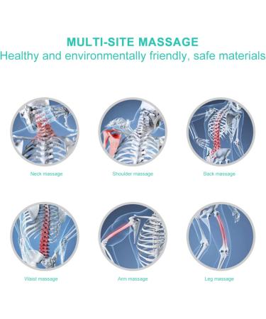 Multifunctional Magnetic Massage Roller - Acupressure Massager for Back & Shoulder Muscle Relief | Shop Internationally - Buy Online on GoSupps.com