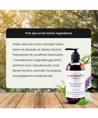 That Spa Smell Tallow Lotion - Grass Fed Beef Tallow for All Skin Types | 8 Fl Oz Moisturizer | Hydrating Skin Care - Buy Online on GoSupps.com