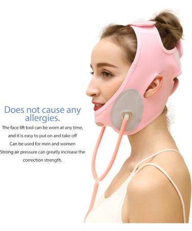 Buy Reusable V Line Slimming Strap | Inflatable Face Lifter & Chin Up Belt for Men & Women - Enhance Your V Face Contour - Buy Online on GoSupps.com