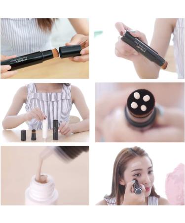 Traveling Portable Multifunction Foundation Makeup Brush BB CC Liquid Concealer Available The Brush Head Replaced Cleaned Brushes (Red) - Buy Online on GoSupps.com
