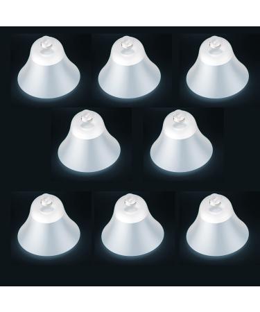 iBstone Large Size Bell Shape Ear Domes for ITC CIC Hearing Aids, Recommend for iBstone K17 / K18 or Other Similar Devices (L * 8)