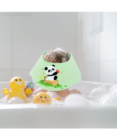 Maciun Toddler Shower Cap Waterproof Kids Shower Cap Adjustable Shampoo Bath Shield For Kids Keep Ear Dry Eye Coverage Green - Buy Online on GoSupps.com