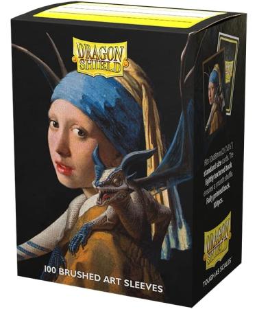 Dragon Shield Standard Size Sleeves  Limited Edition Brushed Art: Girl with a Pearl Earring 100CT - Card Sleeves Smooth & Tough - Compatible with Pokemon  Yugioh  & Magic The Gathering  MTG  TCG - Buy Online on GoSupps.com