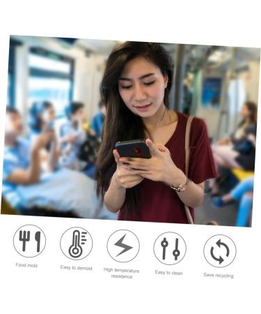 Abaodam 5pcs Christmas Theme Glue Silicone Mold 3d Silicone Mold Halloween Silicone Molds Bat Making Mold White 5.5X1cm - Buy Online on GoSupps.com