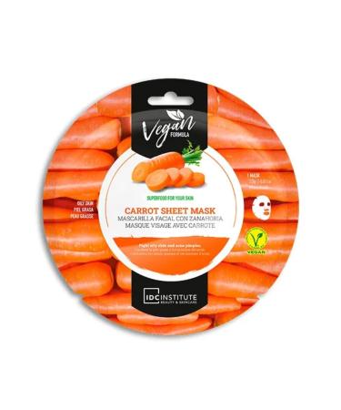 BigBuy Home Facial mask IDC Institute Vegan Carrot Grater 25 g
