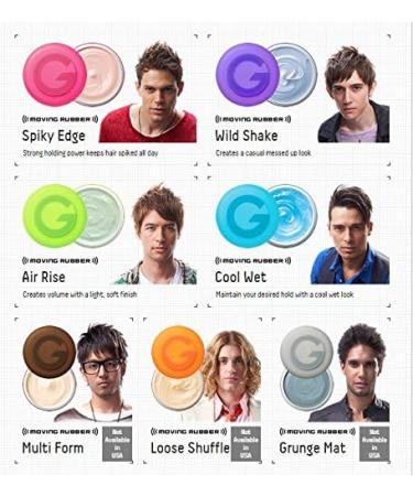 Gatsby Moving Rubber Hair Wax Purple Wild Shake - Strong Hold Styling Wax - Buy Online on GoSupps.com