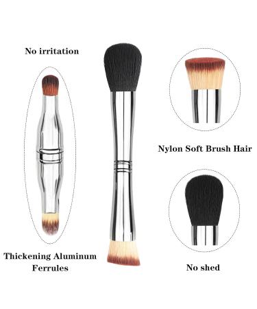 4 in 1 Double Ended Makeup Brush Set - Multi-functional Foundation & Concealer Brush for Perfect Application | International Shipping Available - Buy Online on GoSupps.com