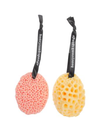 Healeved 10 Pcs Bath Ball Bath Supplies Face Cleaning Sponges Bathing Sponge Body Bath Sponge Body Cleaning Sponge Honeycomb Bath Sponges Cleaning Scrubber Greek Sponges