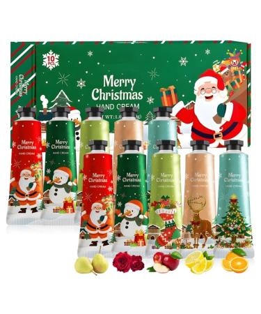 AllisWay Hand cream for Christmas hand cream mini moisturizing hand care prevents roughness of the hands suitable for dry hand skin suitable for men and women 30 g x 10