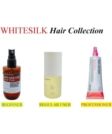 WHITESILK (???????? ) THE SCM 85 (human stem cell) + HGF3000 Therapy PROFESSIONAL Hair Scalp Serum Promotes Growth and Lessens Hair Loss with SCM-3D Biomimetic Technology (30ml) - Buy Online on GoSupps.com