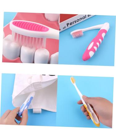 Minkissy 24 STK Travel Toothbrush Set | Foldable Manual Medium Toothbrushes for Adults | Korean Mini Caterpillar Accessories - Ideal for International Shipping - Buy Online on GoSupps.com