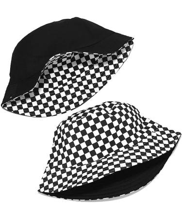 XYIYI Cute Bucket Hat for Women | Reversible Double-Side-Wear Checkered Flag Design - Buy Online on GoSupps.com