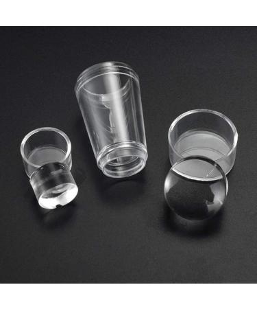 FRCOLOR Clear Jelly Nail Art Stamp & Scraper | Double-Ended Silicone Manicure Tools for Stunning Stamped Nail Art - International Shipping Available - Buy Online on GoSupps.com