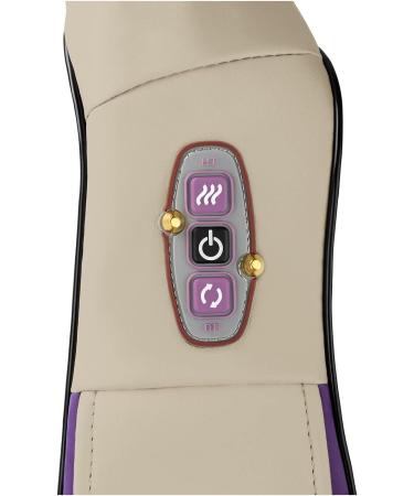 Physa Neck Massage Device - Heated Neck & Shoulder Massager Pillow with 8 Heads & Dual Direction - PH-24NM-1 (Beige) | International Shipping - Buy Online on GoSupps.com
