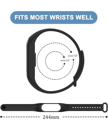 20 Silicone Strap Replacement for Xiaomi Mi Band 4/3 - Mi Fit 3 Bands (20 Colors) - Buy Online on GoSupps.com