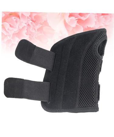 LALAFINA Wrist Support Carpal Tunnel & Sprain Relief | Breathable Gym Splint with Steel Plate for Men & Women Adjustable Black Wrist Straps - Buy Online on GoSupps.com