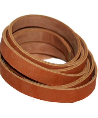 TOFL Genuine Top-Grain Leather Strap | 72 Inches Long | 1/2 Inch Wide | 1/8 Inch Thick (7-8 oz) | 1 Leather Strip for DIY Arts & Craft Projects, Clothing, Jewelry, Wrapping | Tan 1/8 Inch Thick (7-8 oz) Tan