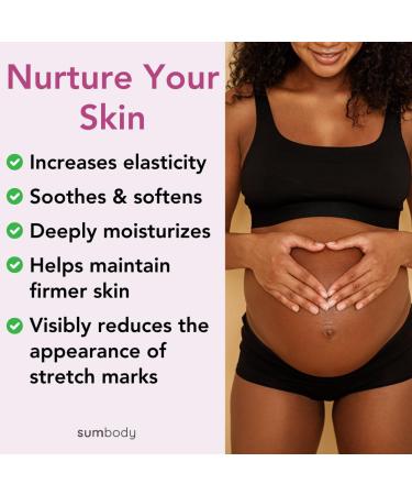Maternity Belly Butter | Stretch Mark Prevention & Hydration | Paraben Free Hypoallergenic | Pregnancy Gift | Shea Butter & Vitamin E Rich - Buy Online on GoSupps.com