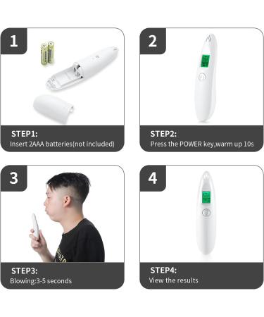 Bad Breath Tester Portable Bad Breath Checker Breath Odor Detector Odor Monitor Tools for Personal Oral Cavity Testing - Buy Online on GoSupps.com
