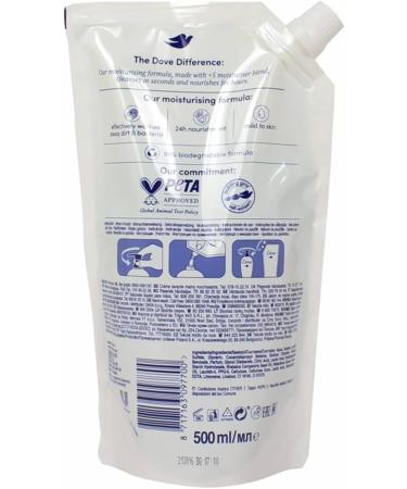  Dove Dove Cucumber Liquid Hand Soap Refill 500ml (3 Units) - Buy Online on GoSupps.com