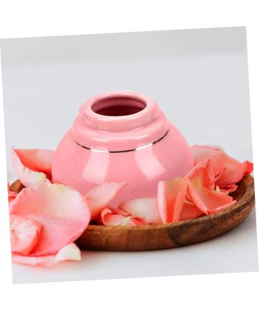 Housoutil Storage Bottle Cans Face Hand Ceramic Mini Cream Jar Mini Food Containers Household Cream Jar Makeup Lipstick Household Ointments Jar Samples Pink Ceramics Sunscreen Travel Lotion 6x5.5cm Pink - Buy Online on GoSupps.com