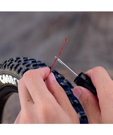 COTOUXKER Tubeless Bike Tire Repair Kit - Fix Flat & Punctures - Incl. Storage Canister, Plugger Tool & 5 Bacon Strips - for Road & Mountain Bikes - Buy Online on GoSupps.com