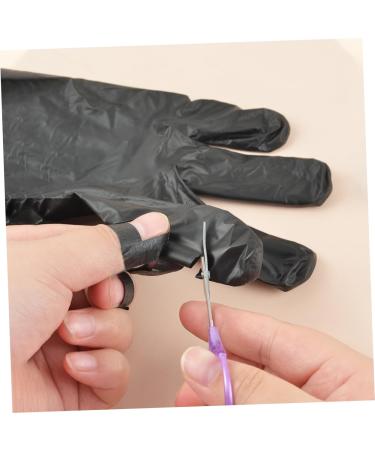 minkissy 1 Set Led Dry Gloves Nail Art Accessory Uv Manicures Gloves Shield Gloves Guantes Uv Gloves Nail Gloves Nail Striping Tapes Nail Art Supplies Anti Gloves Accessories Anti-black Pvc - Buy Online on GoSupps.com