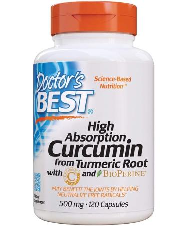 Doctor's Best Curcumin High Absorption 500 mg 120 Capsules