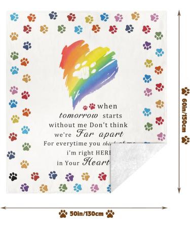 wefrea Dog Memorial Gifts Pet Memorial Blanket - Buy Online on GoSupps.com