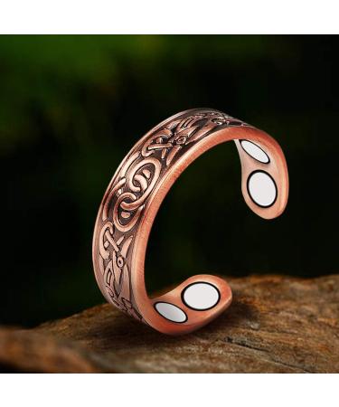 EnerMagiX Pure Copper Magnetic Ring for Women - Birthday & Women's Day Gift (CPR-0915) - Buy Online on GoSupps.com