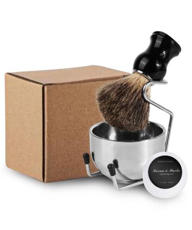 Roof hair shaving brush set men's wet shaving razor razor set with brush holder stand soap shell razor brush set razor cleaning tools wet shaving razor set men gift set
