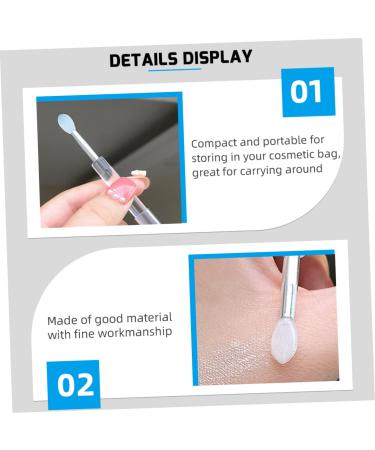 5pcs Silicone Lip Brush Set - Professional Makeup Tool for Lipstick & Eyeshadow | Best Beauty Accessories for Flawless Application - Buy Online on GoSupps.com