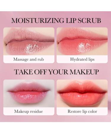 Tri-Color Lip Scrub Exfoliator 20g - Stay Smooth & Repair Cuticle Lock in Moisture Gentle Lip Exfoliator Scrub for Soft Lips Hydrating and Nourishing Perfect for Dry and Flaky Lips - Buy Online on GoSupps.com