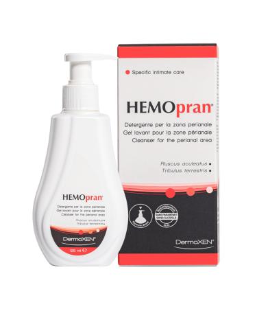 DermoXEN HEMOpran Intimate Washing Gel for Daily Perianal Hygiene Gentle Cleansing Without SLS and Parabens For Sensitive Skin Suitable for Men Women and Children