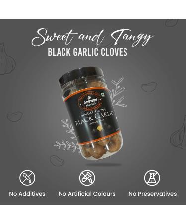 Premium Single Clove Black Garlic 425g / 15oz | Unpeeled Whole Bulbs by Aaswad Impex - Buy Online on GoSupps.com