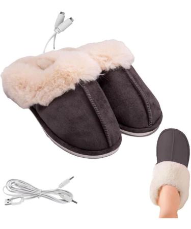 SUKORI Electric Foot Warmer Slippers - Fast Heating Winter Comfort for Men & Women - Cozy Bed Slippers (Color C) - Buy Online on GoSupps.com