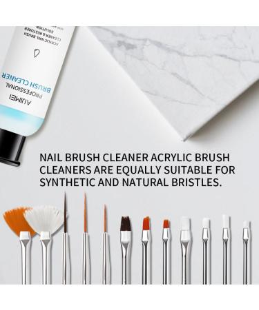 AIJIMEI Acrylic Nail Brush Cleaner 2.5FL.OZ | Salon & Home Use | Liquid Acrylic Paint Brush Cleaner | Nail Art Tools | 75ml - Buy Online on GoSupps.com