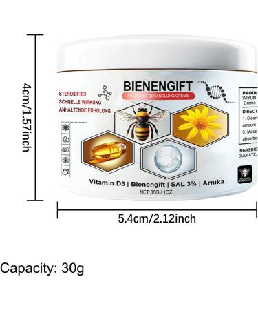  G n rique Multi-Symptom Care Cream with Bees Moisturizing Face and Body Cream Fast Absorbing Hydrates and Fights Dryness for All Skin Types - Buy Online on GoSupps.com