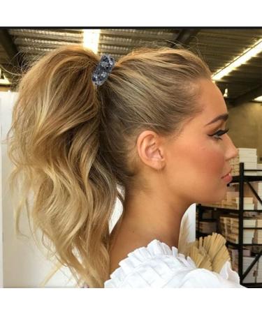 Bohend Rhinestone Hair Clip Set - 3 Pcs Ponytail Cuff Hair Jewelry for Women and Girls - Buy Online on GoSupps.com