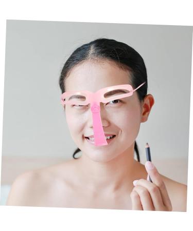 NOLITOY Eyebrow Tools 12 Sets Eyebrow Aid Home Tools Portable Eyebrow Tool Professional Eyebrow Stencil Plastic Eyebrow 12X11X8CMx4pcs Pinkx4pcs - Buy Online on GoSupps.com