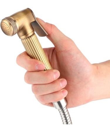 Bidet G1/5.1 cm Copper Handheld Spray Nozzle Set - WC Bidet Sprayer for Bathroom | International Shipping - Buy Online on GoSupps.com
