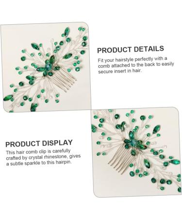 MAGICLULU Bridal Rhinestone Comb Wedding Hair Comb Wedding Hair Clip Wedding Hair Accessories for Brides Wedding Hairpin for Bridal Wedding Jewelry Bridal Hair Clip Bridal Hair Comb - Buy Online on GoSupps.com