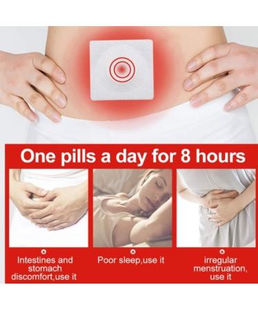 Mugwort Belly Patch Perfect Effective Ancient Remedy Healthy Belly Herbal Waist Pellet Moxibustion Patch For Men and Women - Buy Online on GoSupps.com