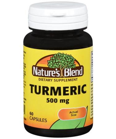 Nature's Blend Turmeric 500mg 60 Capsules (Pack of 2)