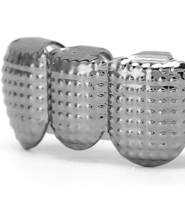 Hip Hop Teeth Grillz Rapper Costume Teeth Jewelry and Accessories Hip Hop Hollow Tooth Portable for Halloween for Party Photo for Women Men Gift(Black) - Buy Online on GoSupps.com