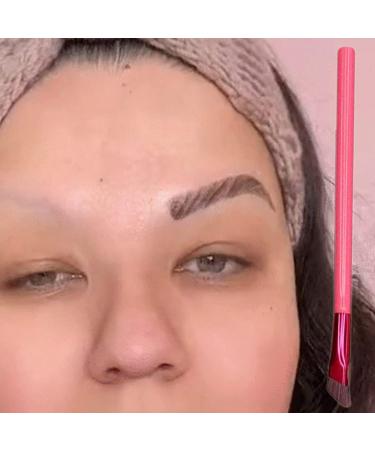 2Pcs Multi-Function Eyebrow Brush Set for Shaping and Concealing Eyes - Square & Angled Brushes - Buy Online on GoSupps.com