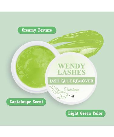 Wendy Lash Remover for Extensions | Mild Non-Irritating Eyelash Glue Remover - Strong Cleaning (Cantaloupe 10g) - International Shipping Available - Buy Online on GoSupps.com